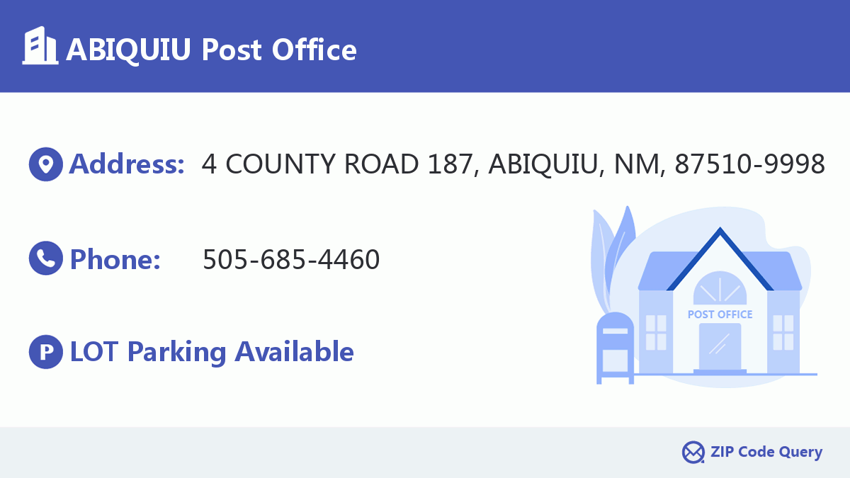 Post Office:ABIQUIU