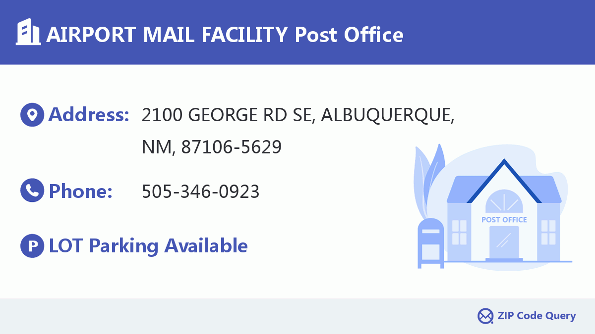 Post Office:AIRPORT MAIL FACILITY