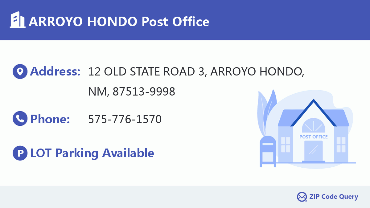 Post Office:ARROYO HONDO