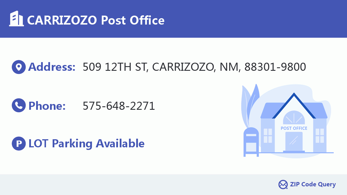 Post Office:CARRIZOZO