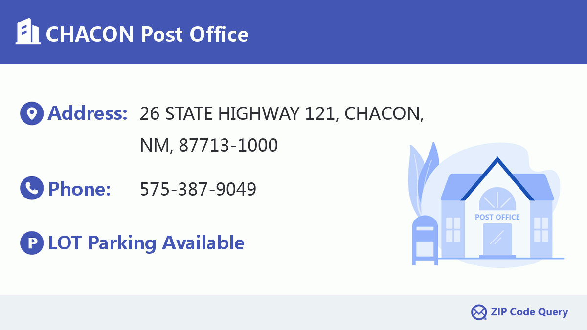 Post Office:CHACON