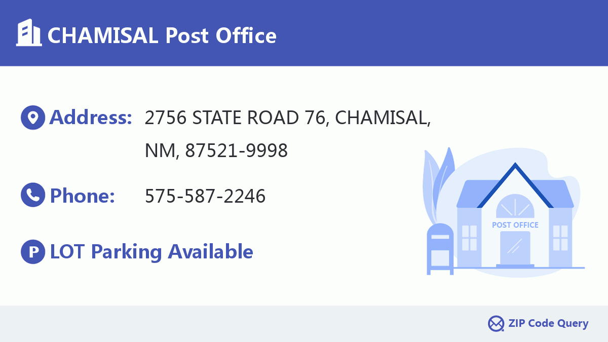 Post Office:CHAMISAL