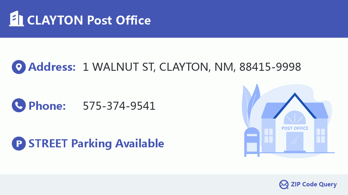 Post Office:CLAYTON