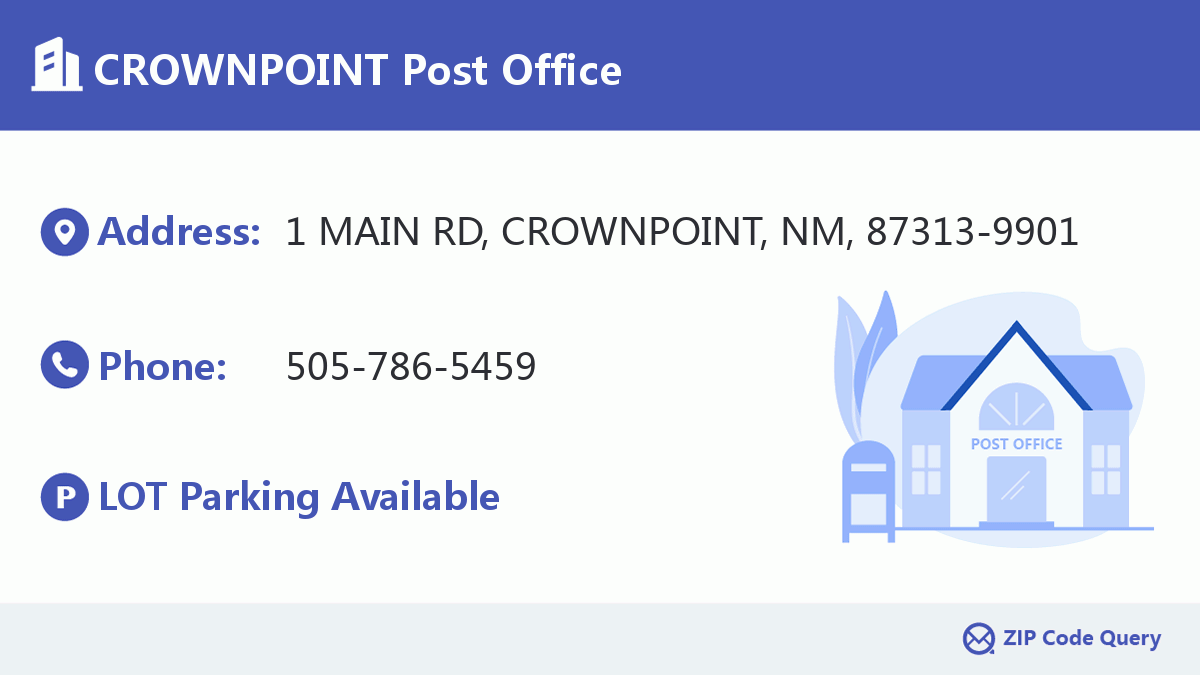 Post Office:CROWNPOINT