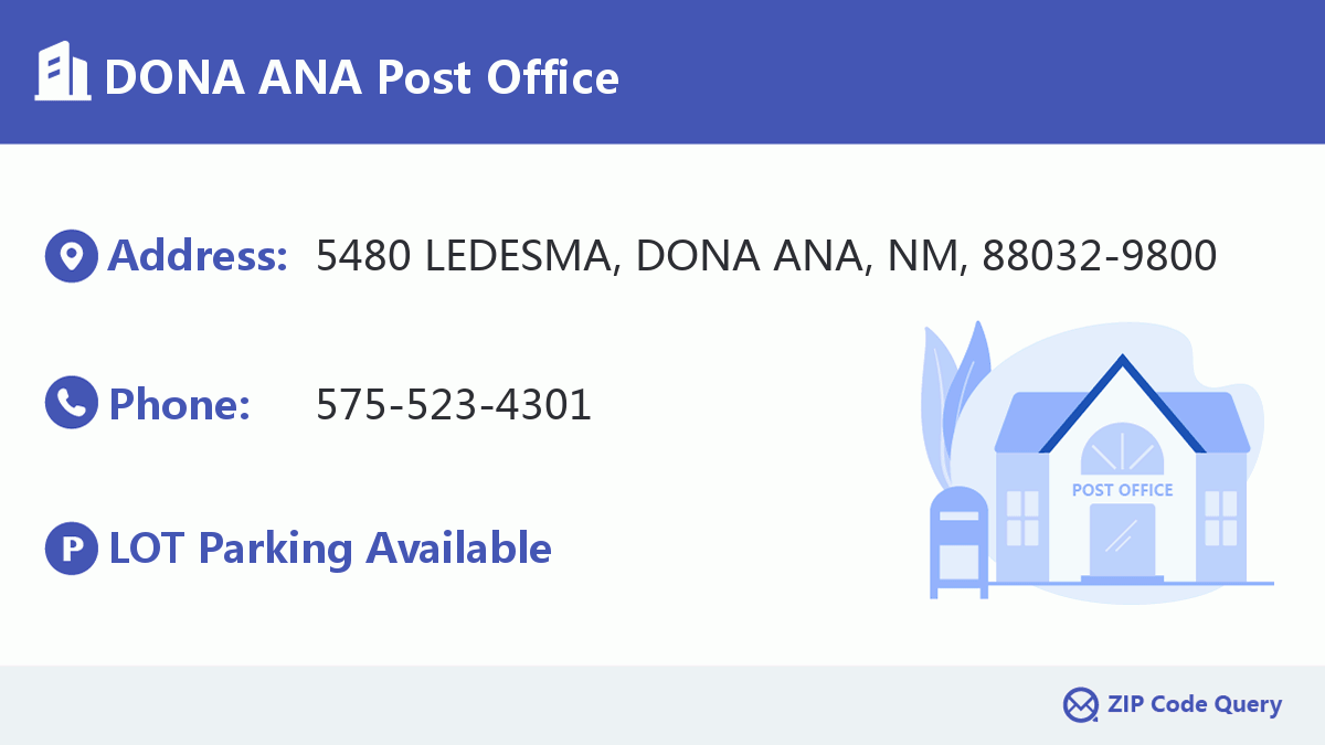 Post Office:DONA ANA