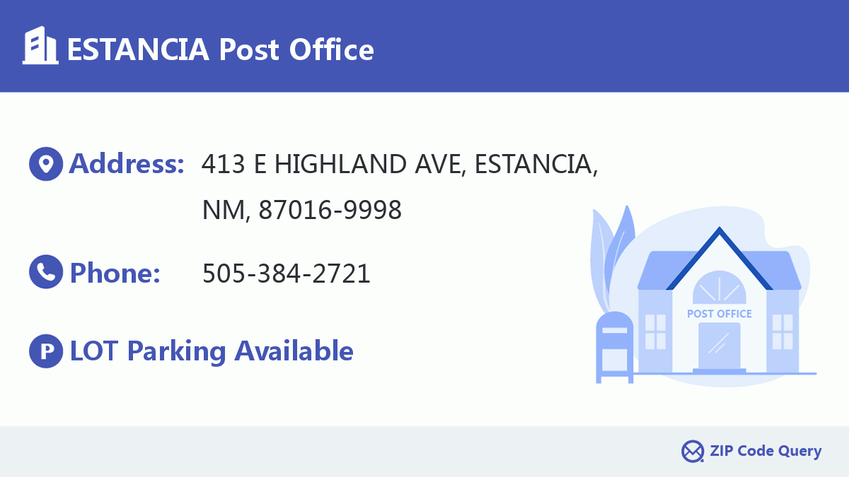 Post Office:ESTANCIA