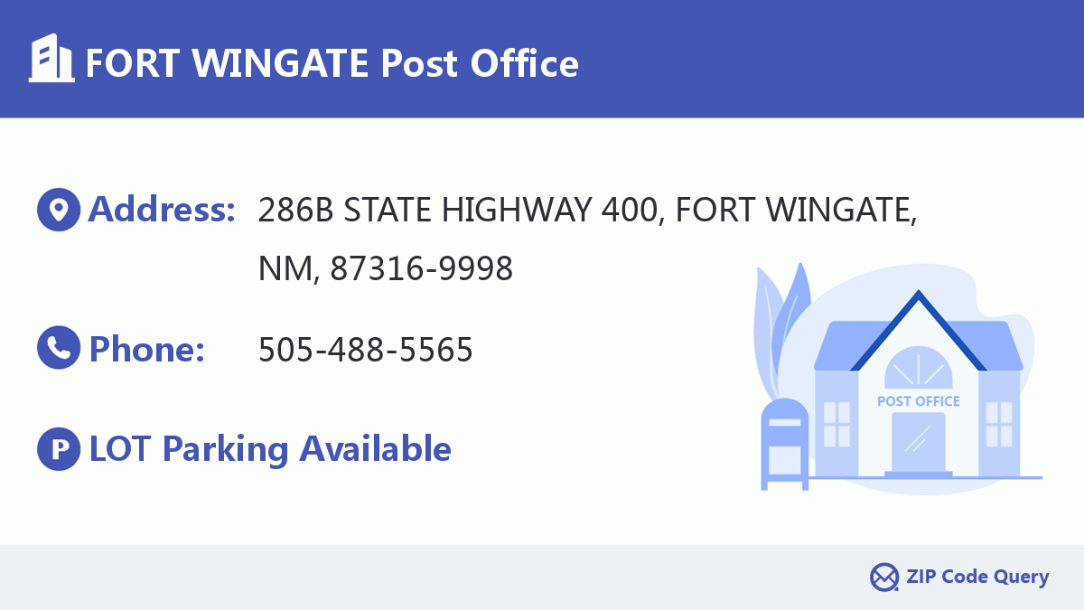Post Office:FORT WINGATE