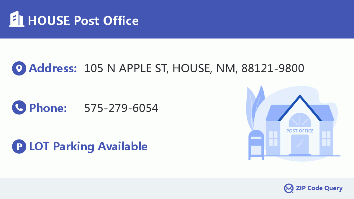Post Office:HOUSE