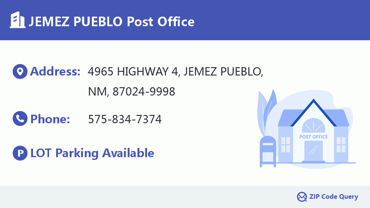 Post Office:JEMEZ PUEBLO