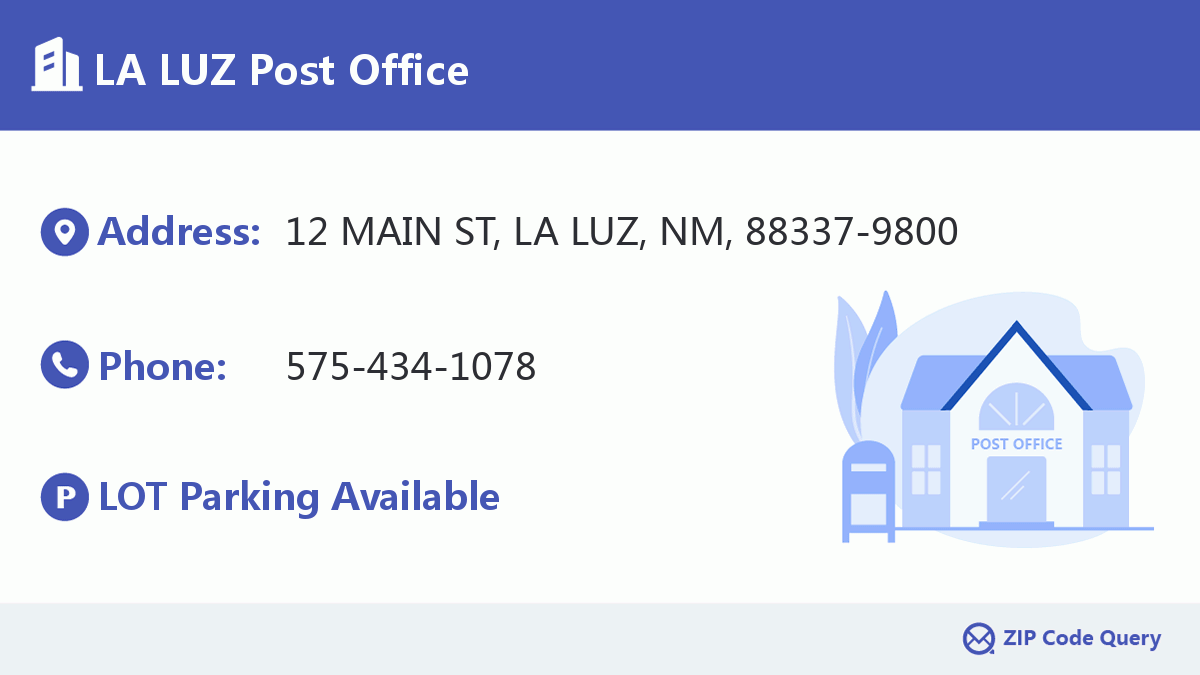 Post Office:LA LUZ