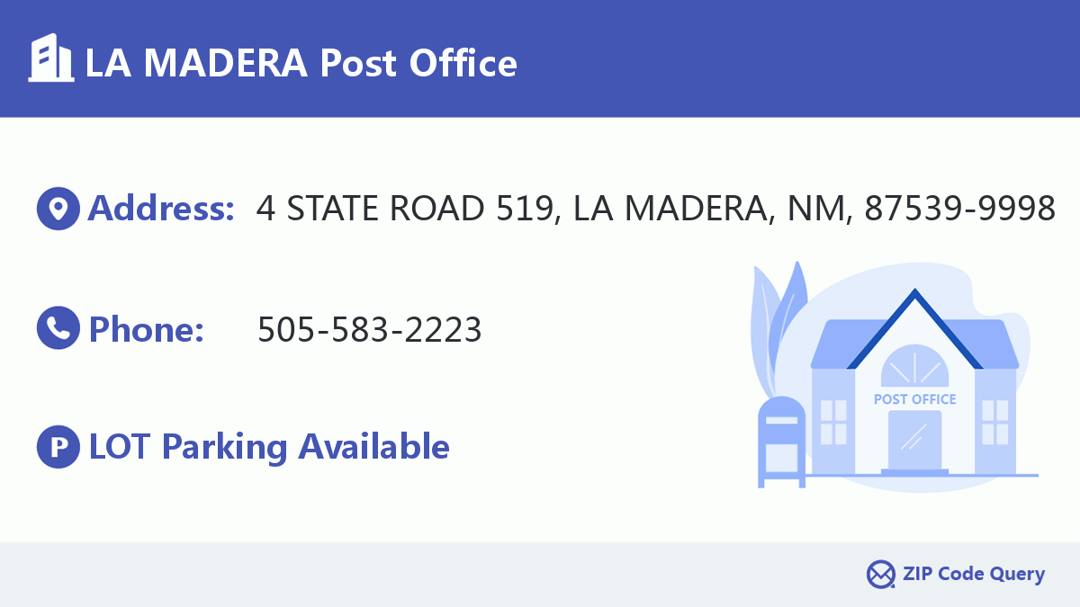 Post Office:LA MADERA