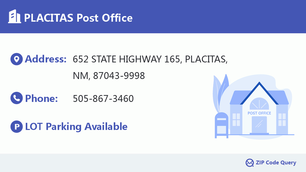Post Office:PLACITAS