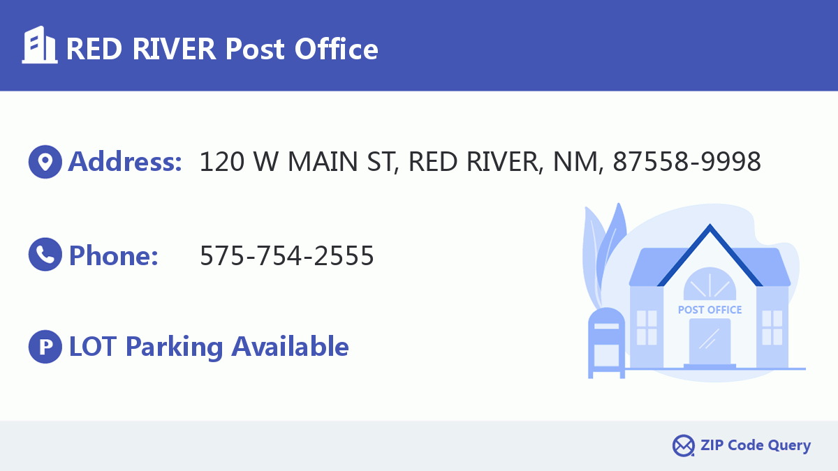 Post Office:RED RIVER