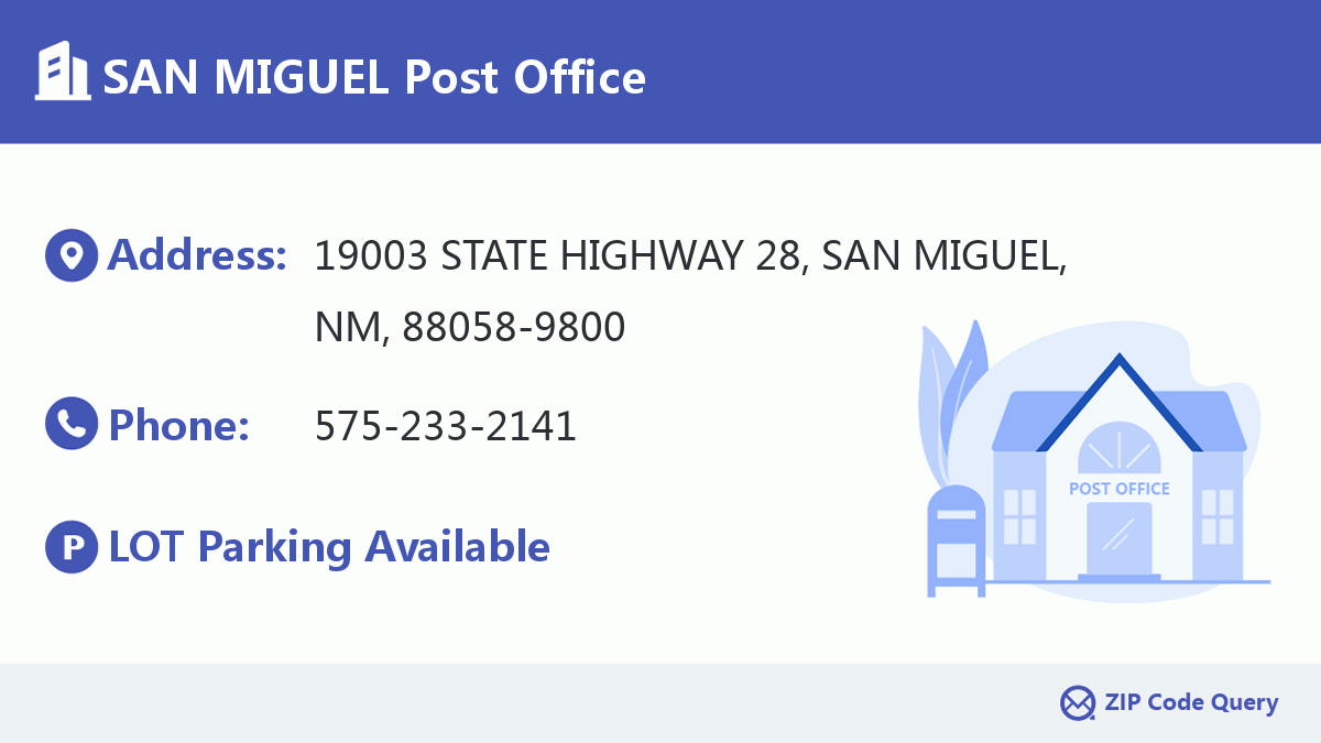 Post Office:SAN MIGUEL