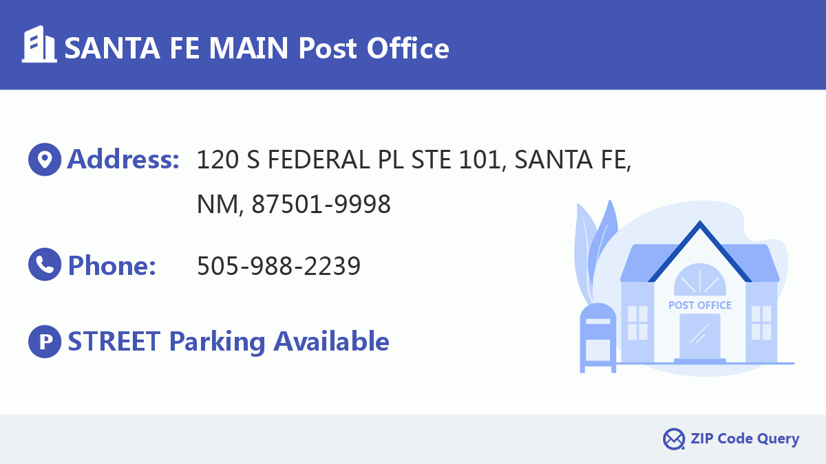 Post Office:SANTA FE MAIN