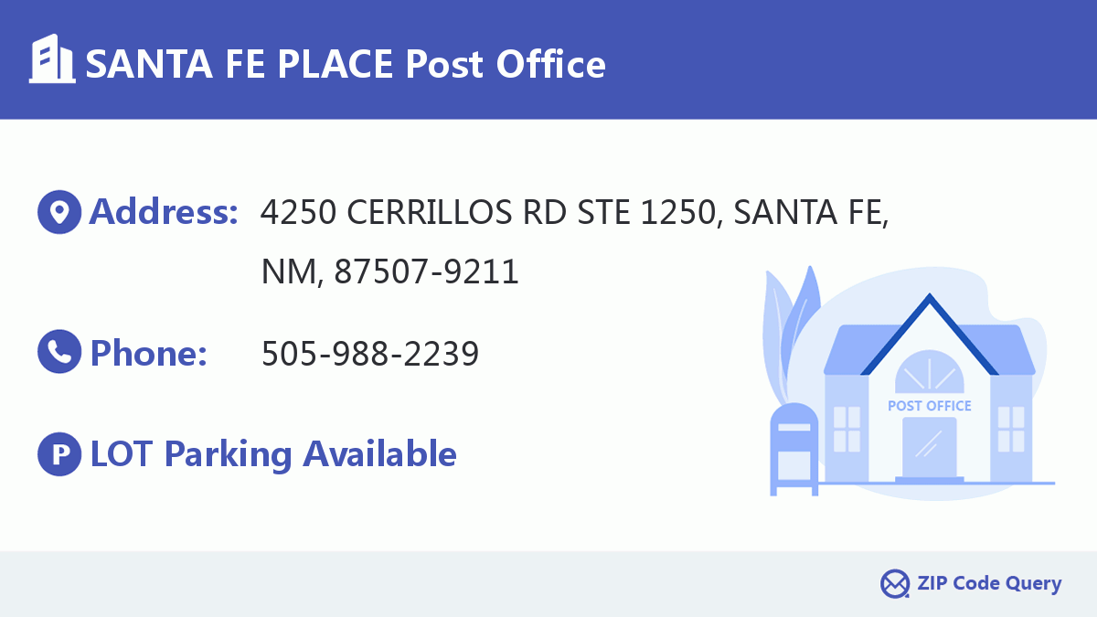 Post Office:SANTA FE PLACE