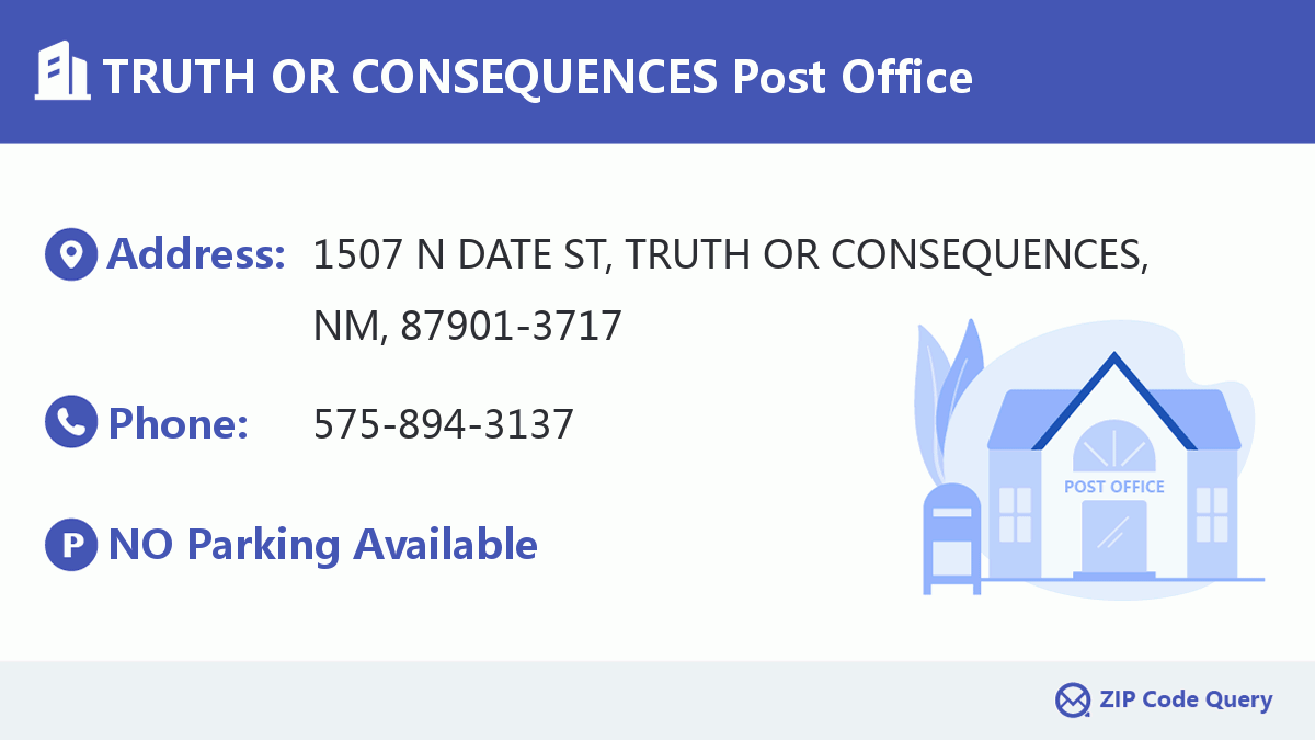 Post Office:TRUTH OR CONSEQUENCES