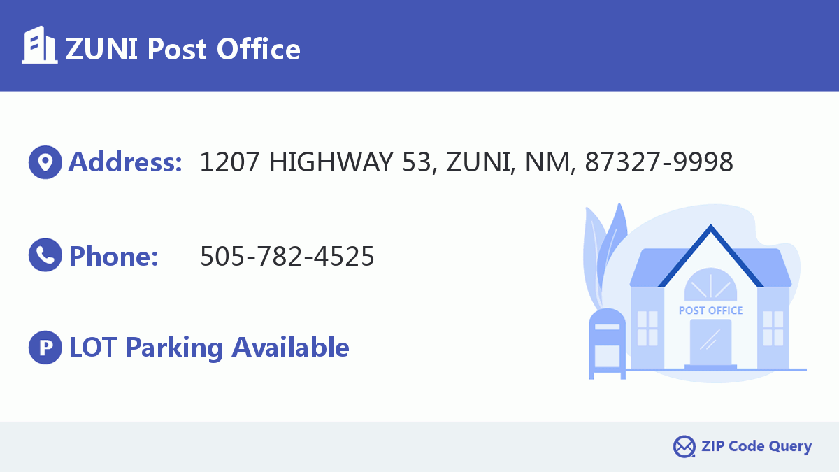 Post Office:ZUNI